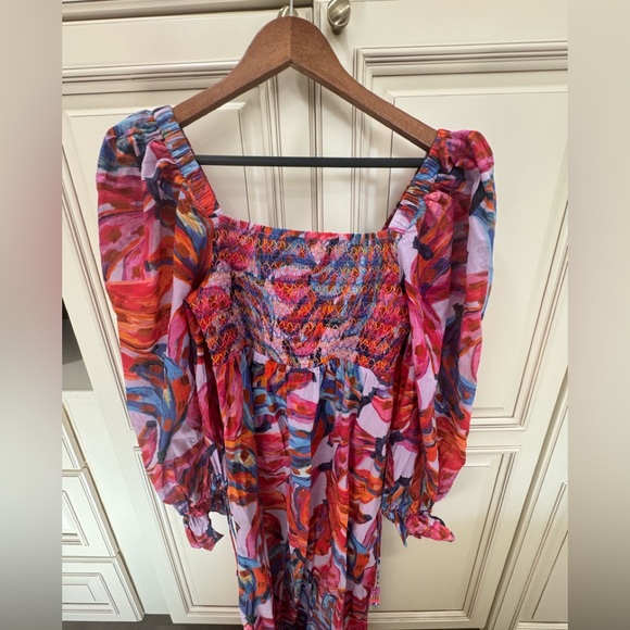 Farm Rio Floral Maxi Dress (M) - Picture 3 of 4